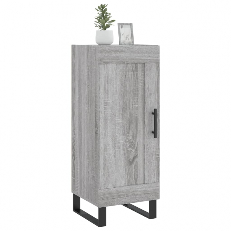 Sideboard Grau Sonoma 34,5x34x90 cm Holzwerkstoff