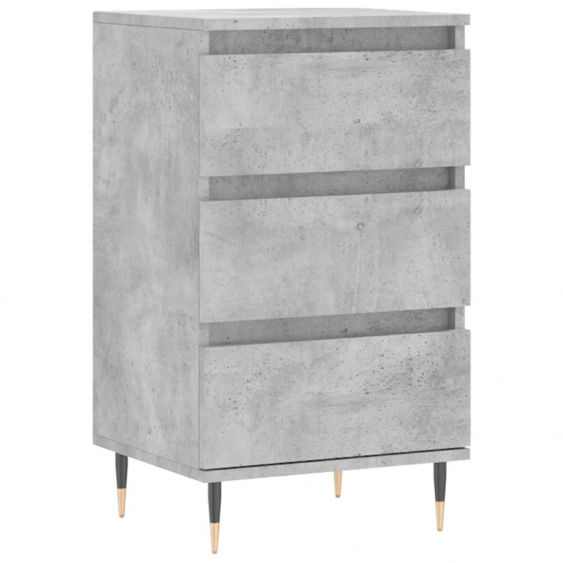 Sideboard Betongrau 40x35x70 cm Holzwerkstoff