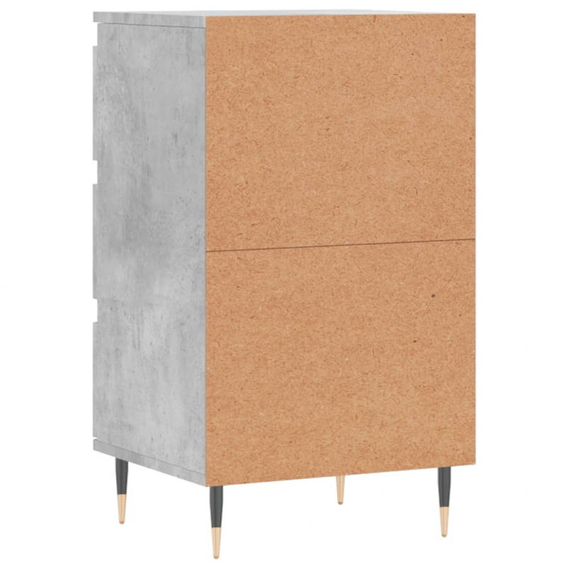 Sideboard Betongrau 40x35x70 cm Holzwerkstoff