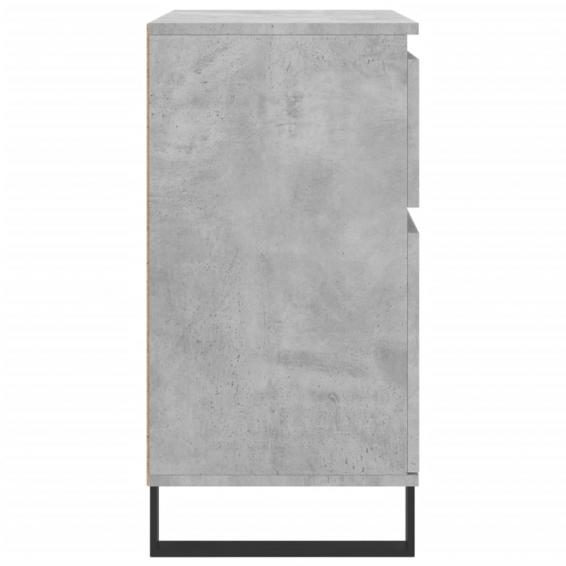 Sideboard Betongrau 60x35x70 cm Holzwerkstoff