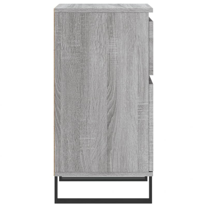 Sideboards 2 Stk. Grau Sonoma 40x35x70 cm Holzwerkstoff