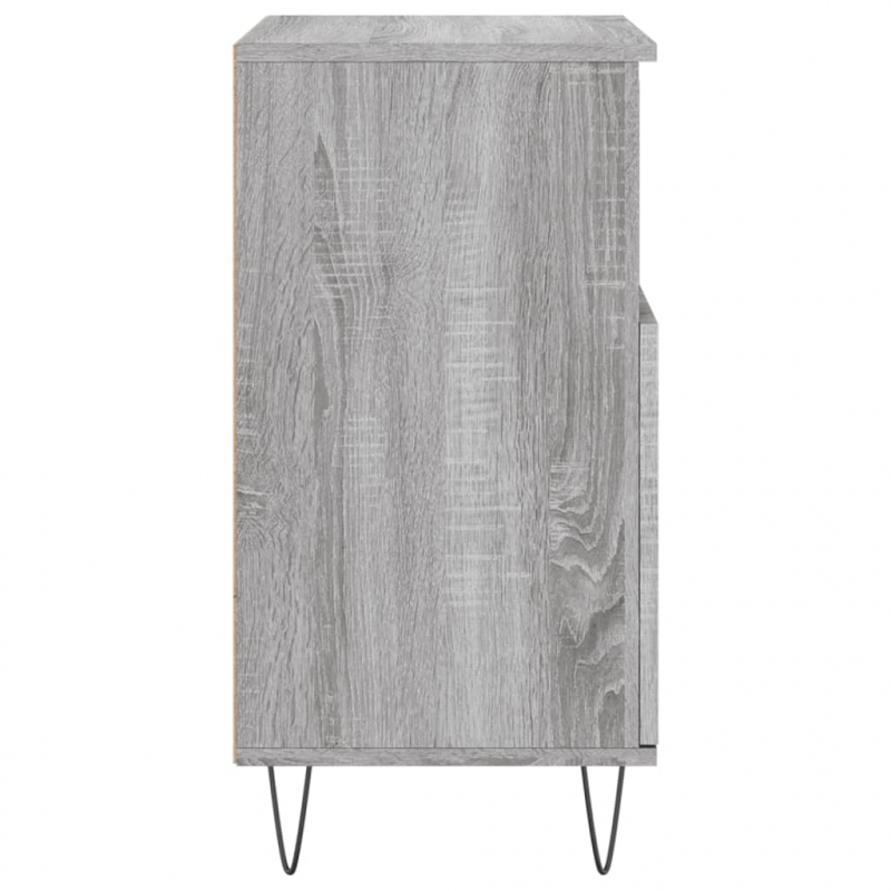 Sideboard Grau Sonoma 60x35x70 cm Holzwerkstoff