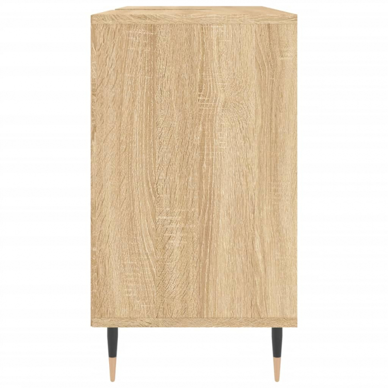 Badschrank Sonoma-Eiche 80x33x60 cm Holzwerkstoff
