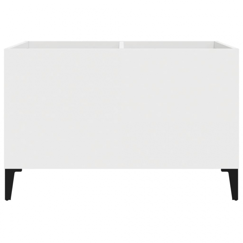 Plattenschrank Weiß 74,5x38x48 cm Holzwerkstoff