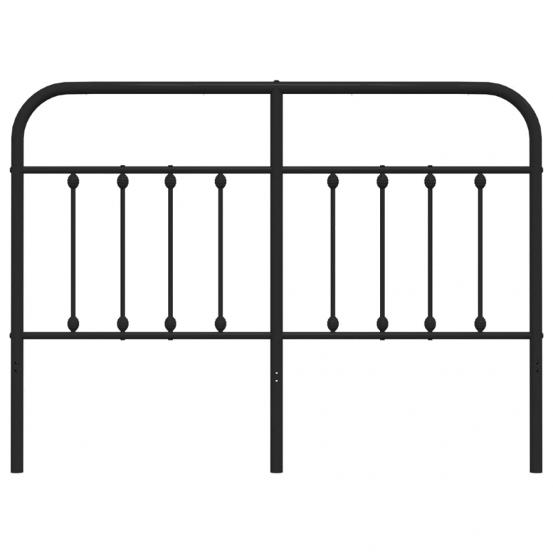 Kopfteil Metall Schwarz 150 cm