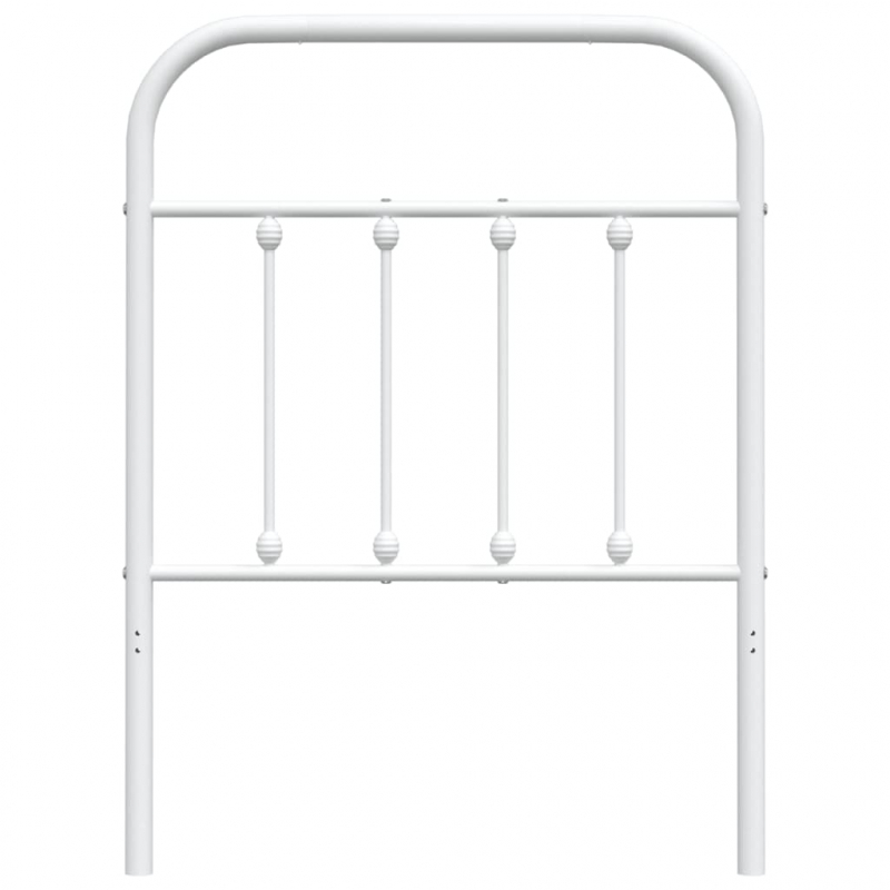 Kopfteil Metall Weiß 75 cm