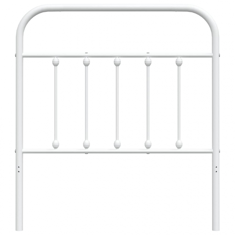 Kopfteil Metall Weiß 80 cm