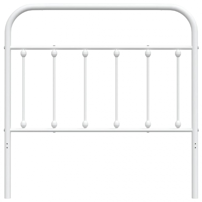 Kopfteil Metall Weiß 100 cm