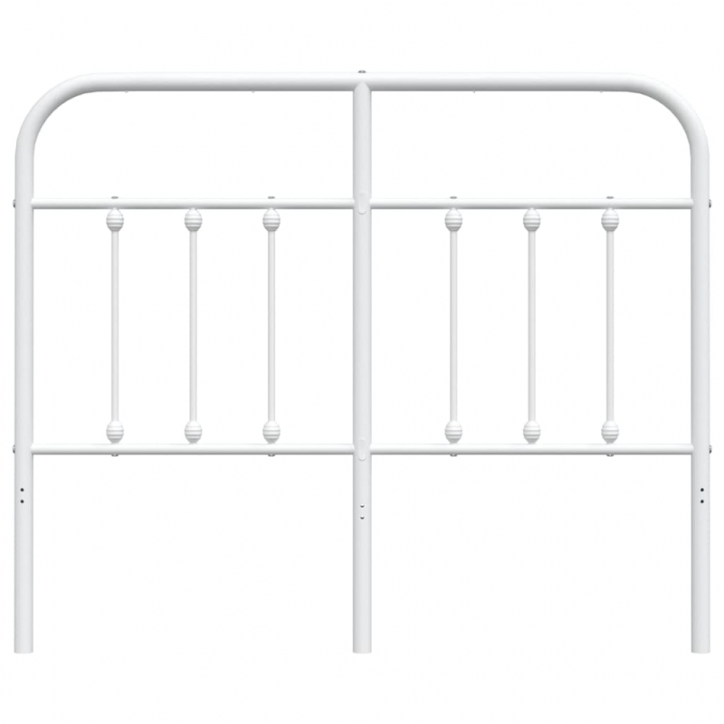 Kopfteil Metall Weiß 120 cm