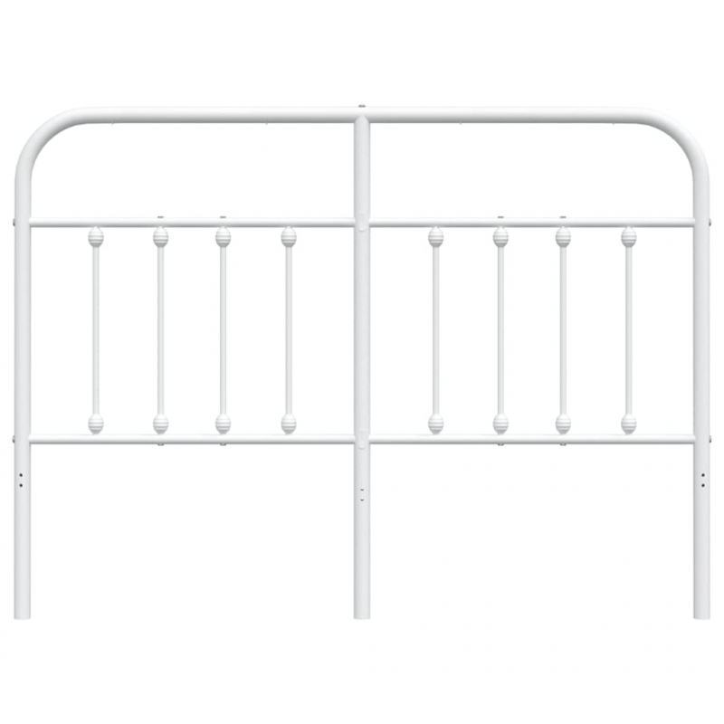 Kopfteil Metall Weiß 150 cm