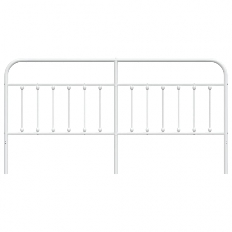 Kopfteil Metall Weiß 193 cm