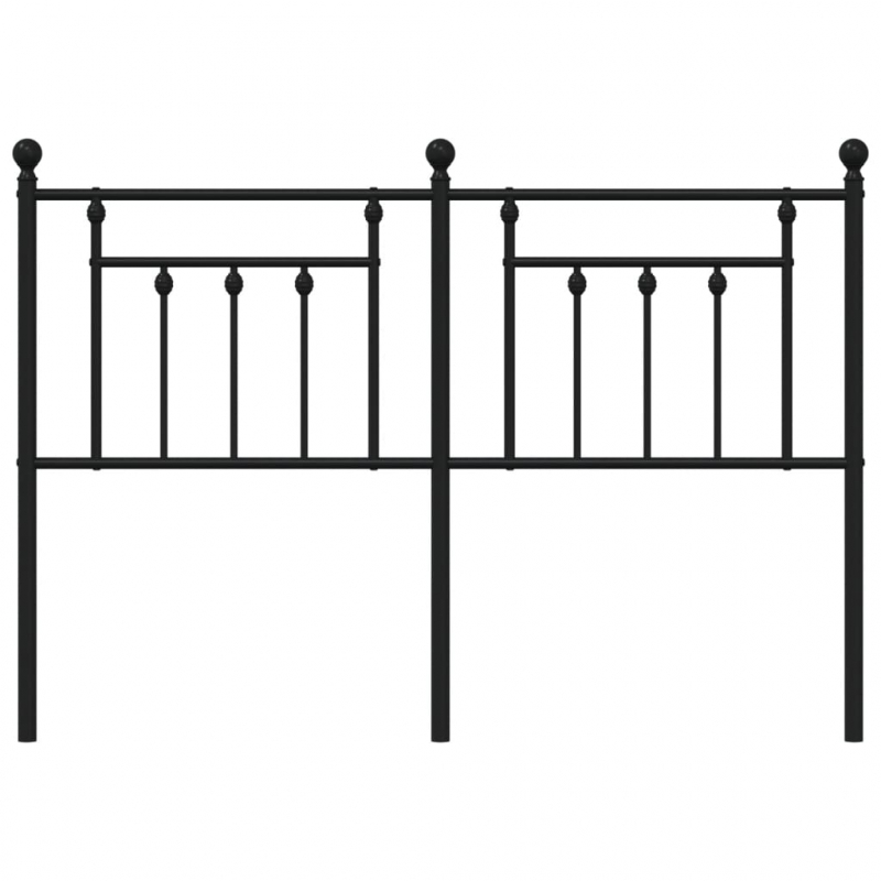 Kopfteil Metall Schwarz 150 cm