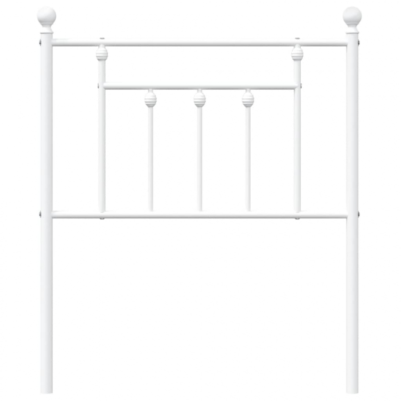 Kopfteil Metall Weiß 75 cm