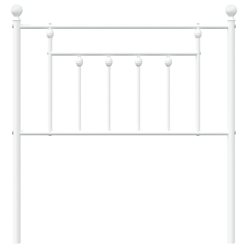 Kopfteil Metall Weiß 80 cm