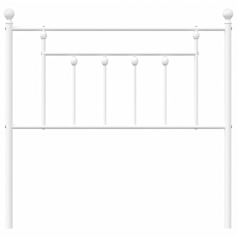 Kopfteil Metall Weiß 90 cm