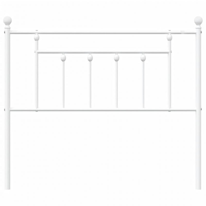 Kopfteil Metall Weiß 100 cm
