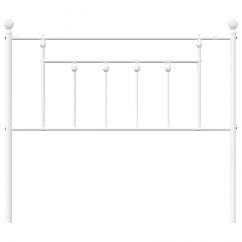 Kopfteil Metall Weiß 107 cm
