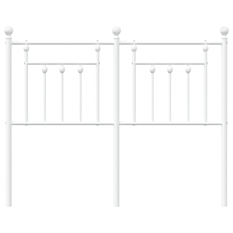 Kopfteil Metall Weiß 120 cm