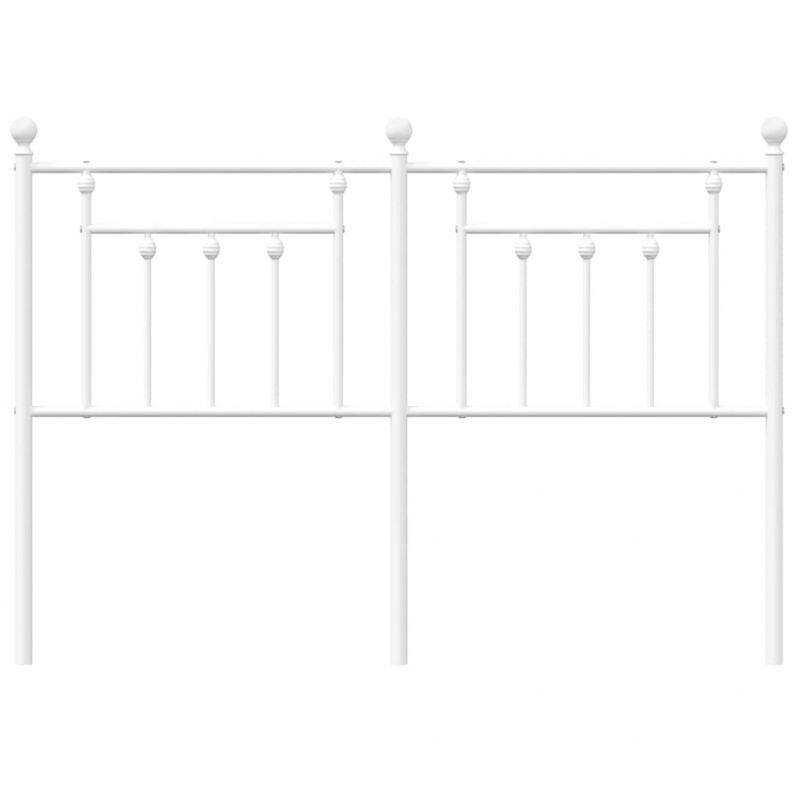 Kopfteil Metall Weiß 150 cm