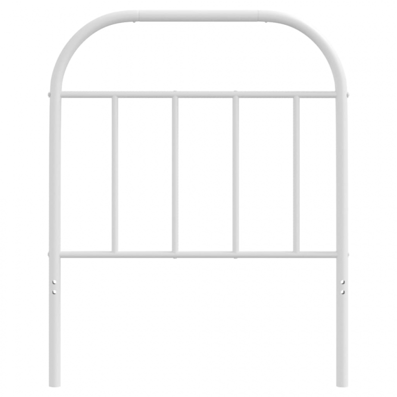 Kopfteil Metall Weiß 75 cm