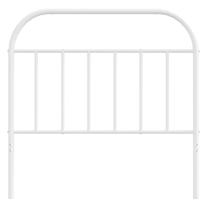 Kopfteil Metall Weiß 100 cm