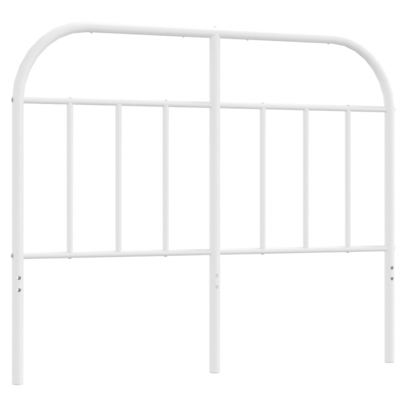 Kopfteil Metall Weiß 120 cm