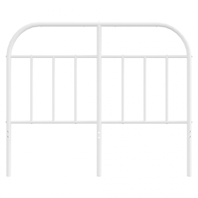 Kopfteil Metall Weiß 120 cm