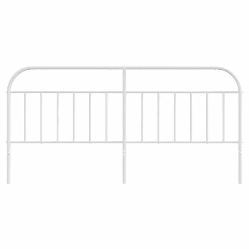 Kopfteil Metall Weiß 193 cm