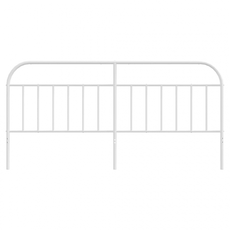 Kopfteil Metall Weiß 200 cm