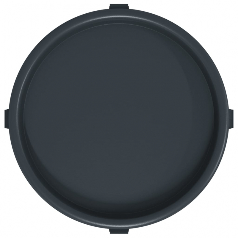 Pflanzenroller mit Rollen 2 Stk. Grau Durchmesser 34 cm 35 kg