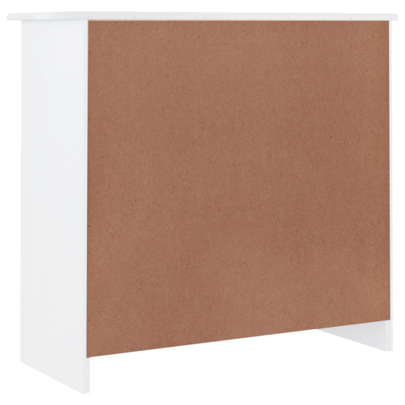 Sideboard ALTA Weiß 77x35x73 cm Massivholz Kiefer