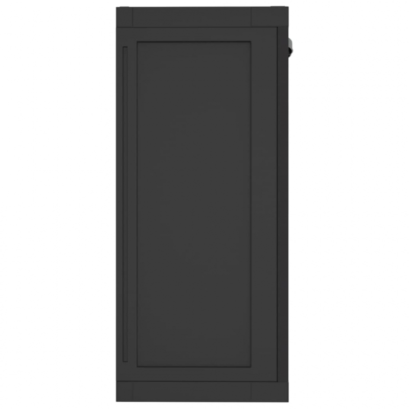 Gartenschrank Schwarz 65x37x85 cm PP