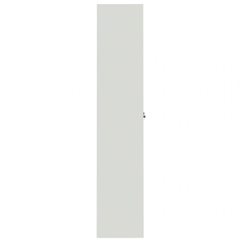 Aktenschrank Hellgrau 105x40x180 cm Stahl