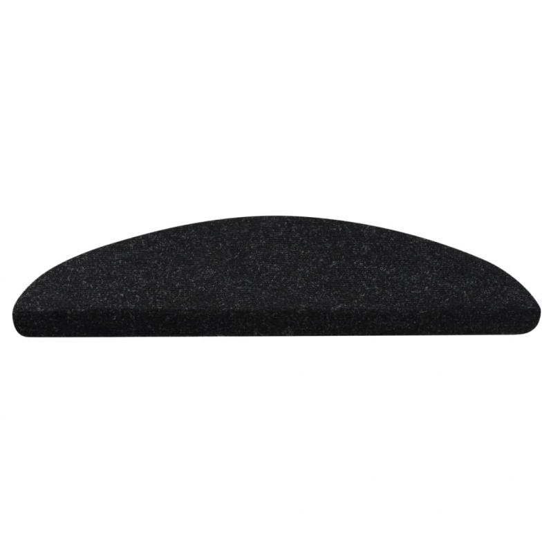 Stufenmatten Selbstklebend 10 Stk. Schwarz 65x22,5x3,5 cm