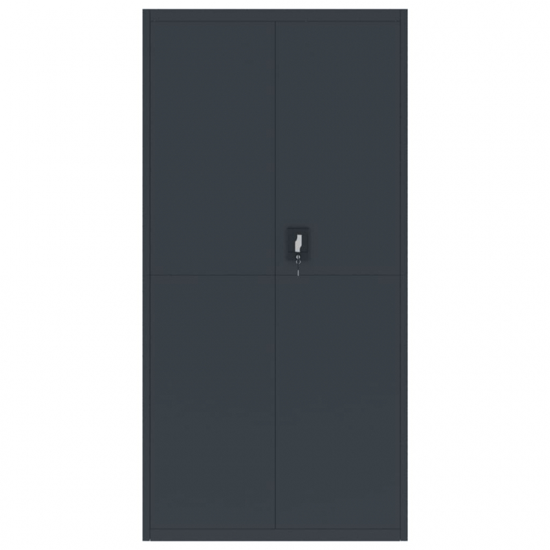 Aktenschrank Anthrazit 90x40x220 cm Stahl