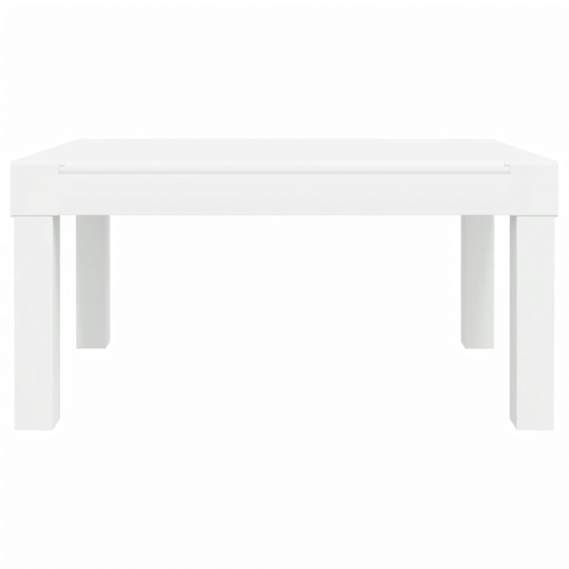 Sonnenliege mit Auflagen Weiß PP