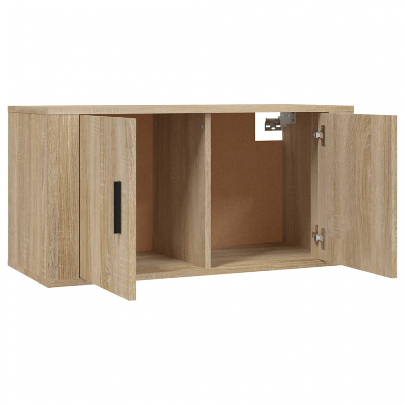3-tlg. TV-Schrank-Set Sonoma-Eiche Holzwerkstoff