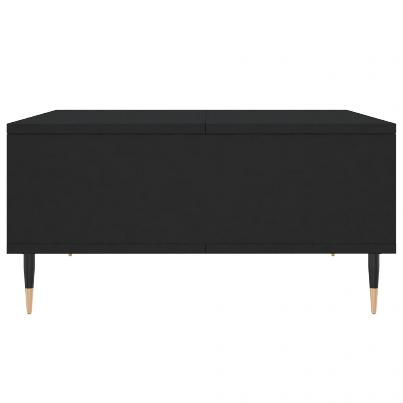 Couchtisch Schwarz 60x60x30 cm Holzwerkstoff