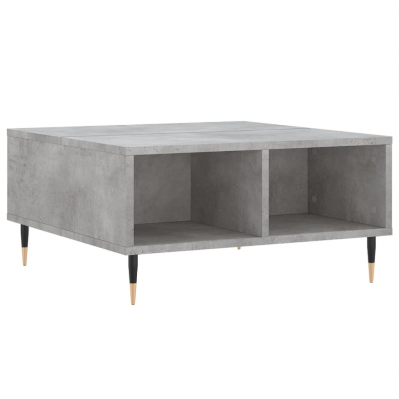 Couchtisch Betongrau 60x60x30 cm Holzwerkstoff