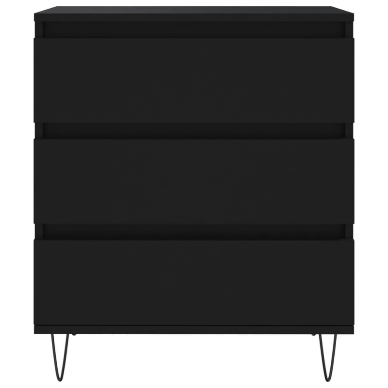 Sideboard Schwarz 60x35x70 cm Holzwerkstoff