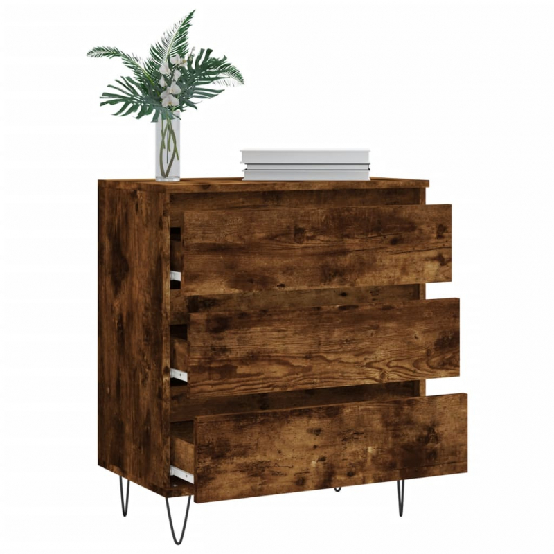 Sideboard Räuchereiche 60x35x70 cm Holzwerkstoff
