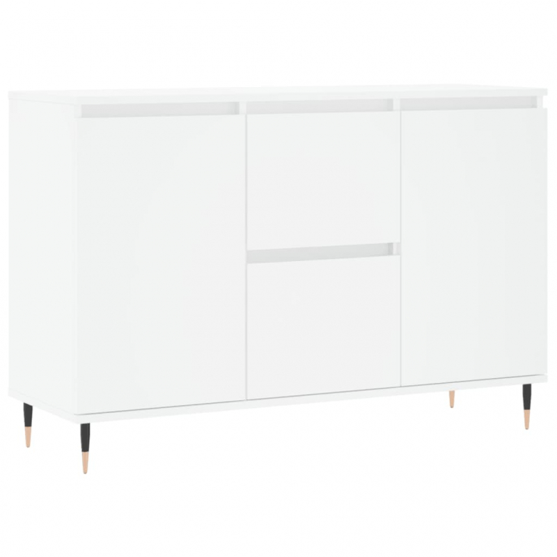 Sideboard Weiß 104x35x70 cm Holzwerkstoff