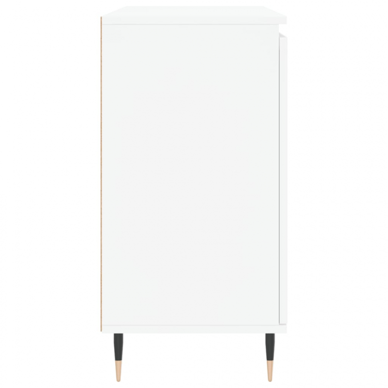 Sideboard Weiß 104x35x70 cm Holzwerkstoff