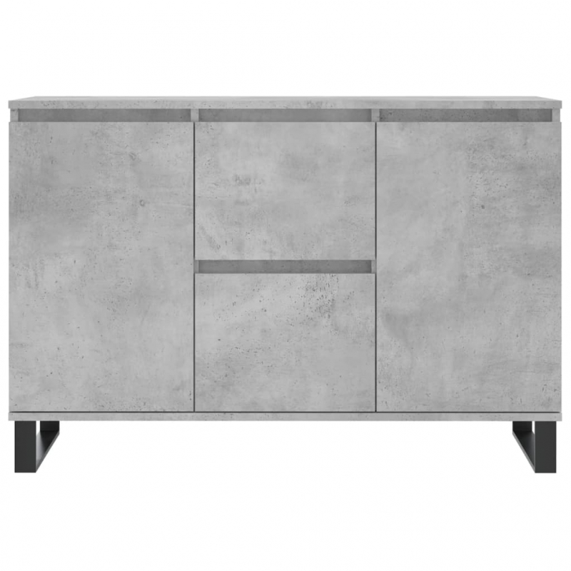 Sideboard Betongrau 104x35x70 cm Holzwerkstoff