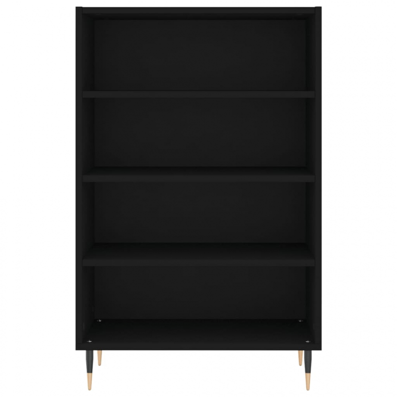 Highboard Schwarz 57x35x90 cm Holzwerkstoff