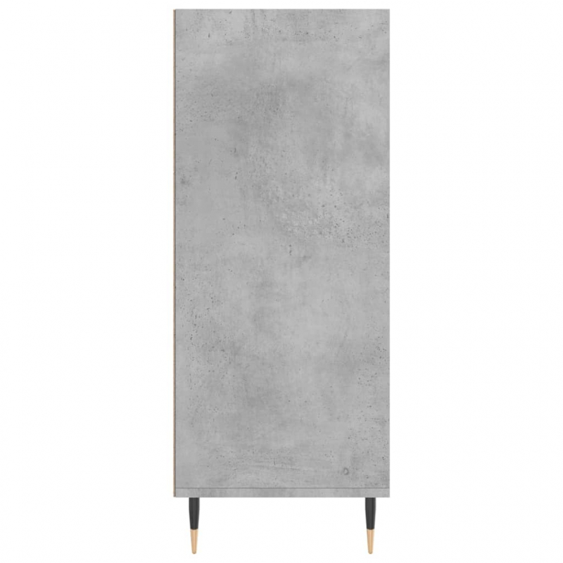 Highboard Betongrau 57x35x90 cm Holzwerkstoff