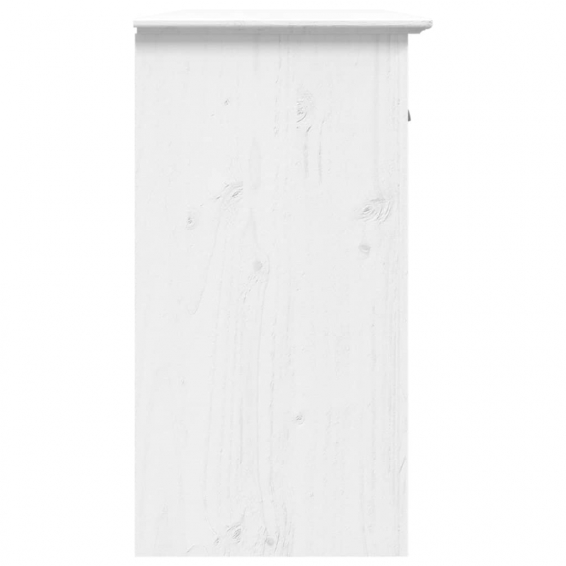 Sideboard BODO Weiß 115,5x44x80 cm Massivholz Kiefer