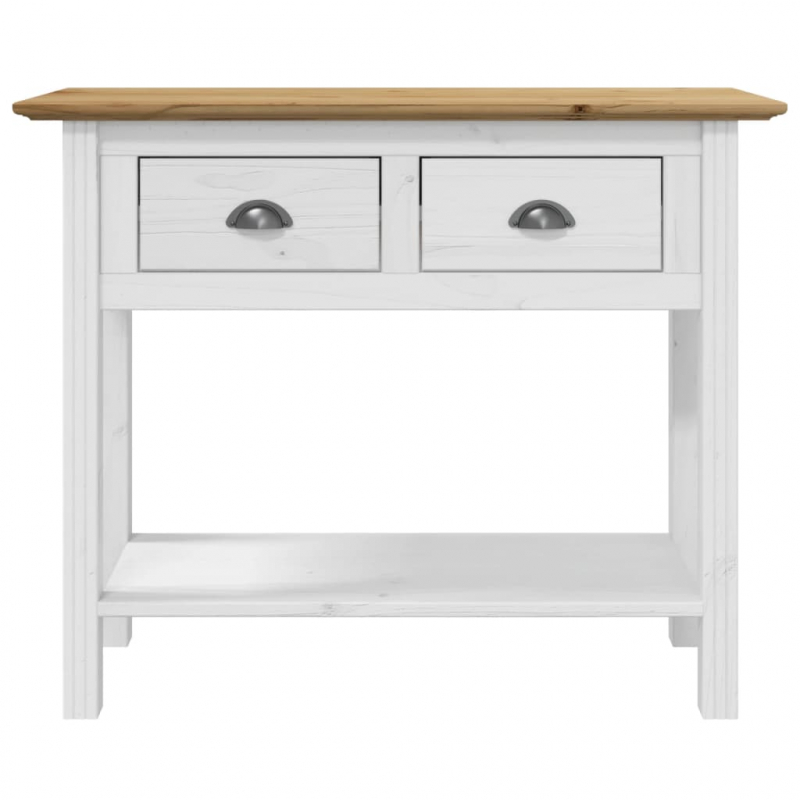 Konsolentisch BODO Braun 91x35x74 cm Massivholz Kiefer