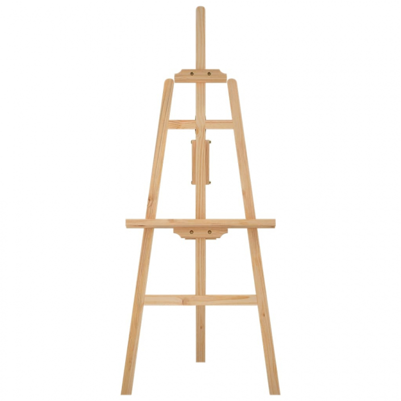 Staffelei 53,5x95x127 cm Massivholz Kiefer