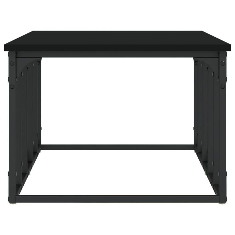 Couchtisch Schwarz 100x50x35,5 cm Holzwerkstoff